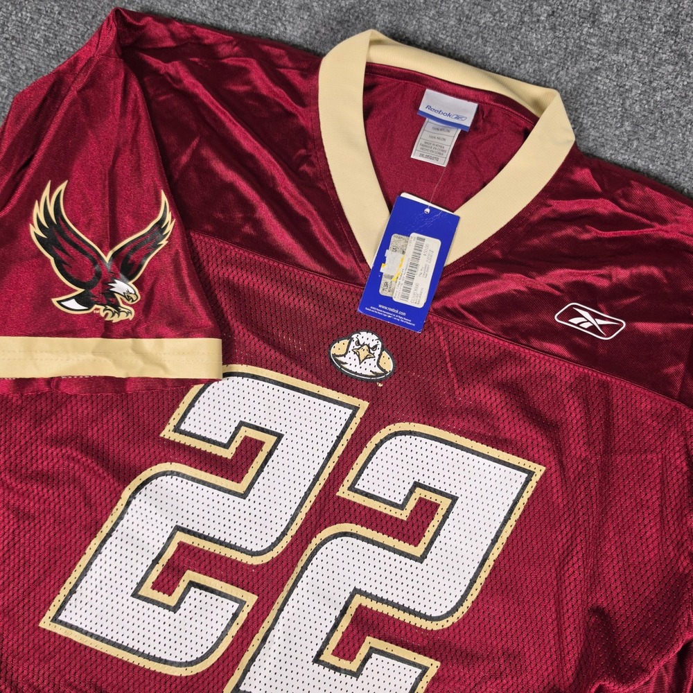 Vintage Reebok Boston College Eagles Football Jersey Mens 2XL Maroon #22 NWT